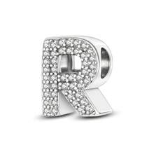 1 pieza Encantos con letra 26 caracteres alfabéticos en 3 estilos diferentes, cuentas de corazón plateadas y doradas, encantos para pulseras, collares, llaveros, cuentas para hacer joyas DIY, regalo único para amigos, familia y pareja