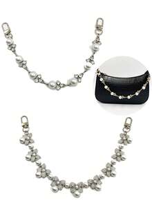Pearl Bag Chain Extender, Fashionable & Versatile Bag Accessory - Multicolor - View 1