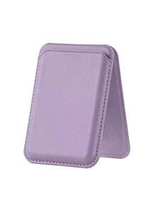Bao da PU đựng thẻ từ tính du lịch nhỏ gọn, tương thích với điện thoại Apple 12/13/14/15/16, đựng thẻ ngân hàng/thẻ căn cước/thẻ ra vào hoặc tiền xu, bao da đựng thẻ có thể gập lại, có thể hỗ trợ điện thoại ổn định để xem video, điều hướng hoặc gọi video - Nhiều màu - Xem 26