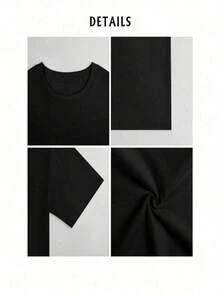 ユニセックス 100％コットン パンダ 面白い ユニークなメッセージ 面白い おもしろ Tシャツ クールで快適 毎日必須Tシャツ - ブラック - チェックする 4