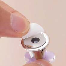 4pcs Press-On Nail Guard Stickers - Waterproof Manicure Protectors & Creative Bathroom Decor Summer - Multicolor - View 2