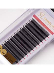 12 Rows 0.07 C/D/L Curl SHANEL YY 3DW 4DW Clover Lashes 8-15mm Automatic Flowering Premade Duoble Tips YY Handmade YY Cilios Type Natural Volume Eyelashes Extension