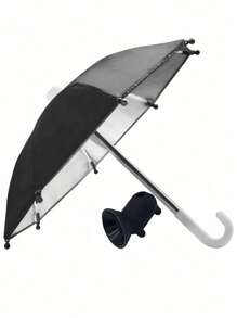 Phone Umbrella For Sun Cell Phone Umbrella Sun Shade, Mini Umbrella For Phone With Universal Adjustable Piggy Suction Cup Stand Outdoor, Sun Shade For Cell Phones, Kindle, IPad Navigator Phone Umbrella For Sun Shade Mini Phone Umbrella , Anti-Glare Sun Shield Cell Phone Cover, Protect Your Phone From Rain And Sun, Screen Blocking Glare Anti-Reflection Travel Essentials, [2pcs/Set, Phone Umbrella For Sun & Piggy Suction Cup]