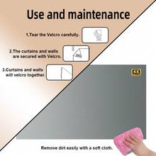 Portable Projection Screen, 16:9 4K Reflective Projection Screen Suitable For 1LCD Series Movie Video Home Projectors, No Drilling Projection Screen