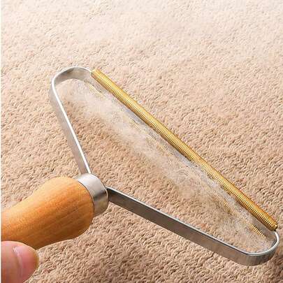 1个手动除毛器，织物剃毛器，衣物除毛球器，毛衣除毛器，便携式除毛器，适用于衣物、沙发、地毯、毯子和宠物毛发