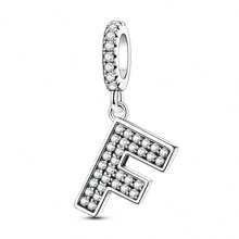1 pieza Encantos con letra 26 caracteres alfabéticos en 3 estilos diferentes, cuentas de corazón plateadas y doradas, encantos para pulseras, collares, llaveros, cuentas para hacer joyas DIY, regalo único para amigos, familia y pareja