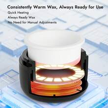 WEWAX Mini Nose & Ear Wax Heater – Single Unit/Kit With 50g Hard Wax Beans & Post-Wax Wipes, Portable Hair Removal Tool For Men & Women, Ideal For Home & Travel - Multicolor - View 5