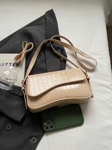 Women's Fashion New Versatile Shoulder Bag For Daily Use - Khaki - View 7