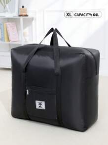 1 Stück 64L Großer Reiserucksack, leicht faltbarer Gepäckaufbewahrungsbeutel, wasserdichte Sporttasche Wochenendtasche Übernachtungstasche Gepäcktasche Handtasche Krankenhaustasche mit großer Kapazität und Reißverschluss, perfekt für Reisen und Studentenwohnheime, Schlafzimmer-Accessoires Schulmaterial Rückkehr zur Schule Studentenwohnheim-Grundausstattung, geeignet für Picknick im Studentenwohnheim, Fitness, Schwimmen, Yoga, Schultasche für Schule Schul-Accessoires Schulsachen