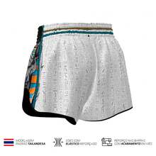 Muay Thai Shorts Dragon Tai Shark Unisex Bermuda Egypt Line Anubis 2025 - trắng - Xem 5