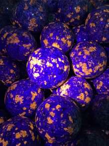 Random 1PC High Quality Yooperlite Ball Carving, Amazing Gift For Home Decoration.