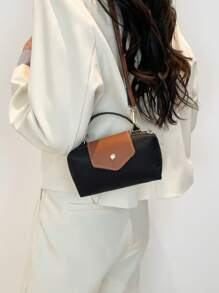 Elegant Style Solid Color With Adjustable Strap Mini Top Handle Bag ,Gift Bag Perfect For Party, Prom, Dinner/Banquet, Matching With Party Dresses, Prom Dress, Suitable For University/College Classroom / Festivals/Vacation/Holiday/ Outdoors/Outings/Travel/Stadium/Lipsticks,For Women, Girl, College Students,Woman