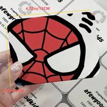 Marvel Marvel Spider Man Cover Storage Box, Size 4.72 Inches, 3.54 Inches, Height 1.5 Inches, Cute Spider Man Iron Box, Small Card Storage Iron Box, Cute Desktop Storage, High Aesthetic Style Pattern, Suitable For Desktop Stationery Storage, Headphone Storage, Desktop Accessory Storage,Back To School,School Supplies