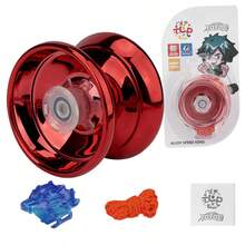 4 色魔术悠悠球 反应灵敏 高速铝合金悠悠球 CNC 车床 带旋转线