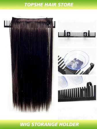 1 件接发架接发衣架桌面接发架假发收纳架接发展示架轻质接发工具用于头发造型编织