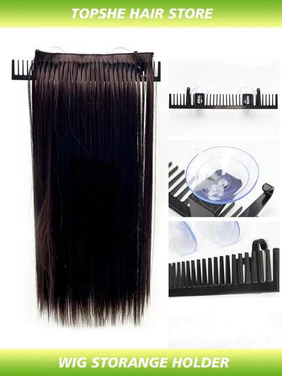 1 件接发架接发衣架桌面接发架假发收纳架接发展示架轻质接发工具用于头发造型编织