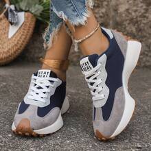 Women Inspired Fashion Sneakers 2025 New Spring/Autumn Chunky Casual Chunky Sneakers