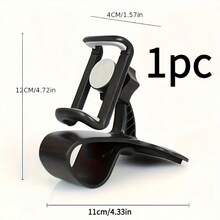 Giá đỡ điện thoại trên ô tô bằng nhựa ABS xoay 360° - Chống nước và không cần pin. Phù hợp với hầu hết các thiết bị định vị GPS và điện thoại thông minh từ 4-7 inch. Giá đỡ xoay bền chắc. - màu đen - Xem 11