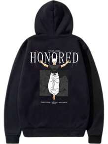 Moletom Gojo Blusa de Frio Streetwear Lançamento Casaco Algodão Quentinho Blusão Flanelado Moleton - Envio Imediato