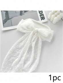 1/2 chiếc nơ trang trí rèm cửa, kẹp tóc nơ lớn, kẹp tóc bằng vải satin lụa cỡ lớn - Nhiều màu - Xem 13