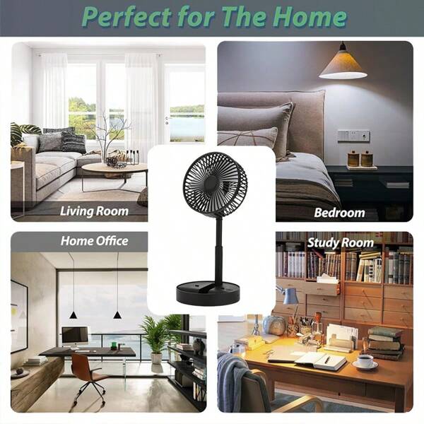 Portable Mini Fan,Desk Fan Battery Rechargeable,Fan 2 In 1 As Phone Holder,Handheld Fan,Desk Fan,3 Speed Adjustable