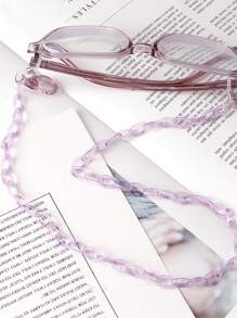 New Acrylic Transparent Crystal Face Mask Chain Eyeglass Lanyard, Mask Anti-Loss Strap, Suitable For Children And Adults
