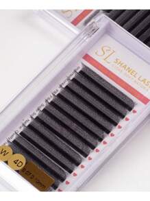 12 Rows 0.07 C/D/L Curl SHANEL YY 3DW 4DW Clover Lashes 8-15mm Automatic Flowering Premade Duoble Tips YY Handmade YY Cilios Type Natural Volume Eyelashes Extension