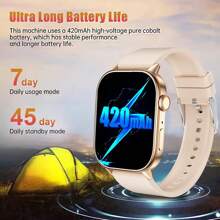 Smartwatch Women Men With Phone Function 2.01 Inch HD Fitness Watch With GPS Tracker Compass Outdoor IP68 Waterproof Sports Watch Sleep Monitor Heart Rate Smart Watch For Android IOS