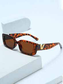 1pc Retro Fashion High-End Personalized Fashion Glasses For Women, Suitable For Daily Wear, Outdoor Travel, Photography Accessories For Summer Beach Vacation, Outdoor, Travel