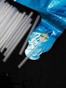 10pcs/Set Aluminum Foil Balloon Inflator Tube, Transparent Plastic Pump Hose, Fit For Foil Balloons, Birthday Balloons, Wedding And Party Decorations - Multicolor - View 7