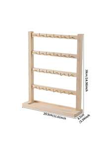 1 pezzo Supporto espositore in legno per gioielli, per bracciali, orecchini, portachiavi, collane