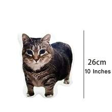 Spinning Kitten Cat Plush Toy & Cushion - 10 Inches, Soft & Huggable, Perfect For Animal Lovers, Home Decor, Or Fun Gifts - Bring The Viral Meme To Life With This Adorable And Quirky Design! - 彩色 - 查看 2