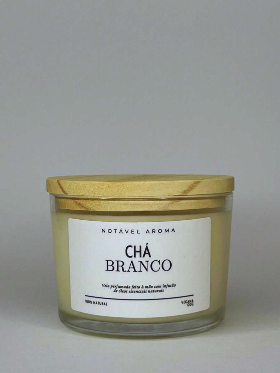 100G Natural Scented Aromatic Candle For Cozy Environments - Trà trắng - Xem 1