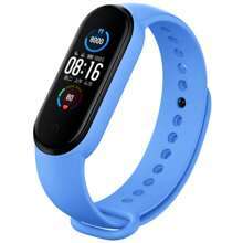Cinturino per Mi Band 6 5 4 3 7, bracciale sportivo in silicone, cinturino sostituibile morbido per accessori per cinturino Mi Band 7 5 4
