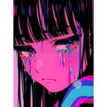 1pc/3PCS Wall Arts Posters Girl Kimono Samurai Knife Poster Cute Anime And Manga Girl Samurai Canvas Painting Printed Wall Art Pictures Suitable For Children's Room Home Decoration, Frameless/Framed ,Wall Art With Frame