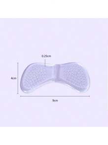 1 paio di cuscinetti in silicone per il tallone, imbottiture per prevenire lo sfregamento nelle scarpe con tacco alto, di design universale nuovo più spesso e morbido, aumenta di mezza misura