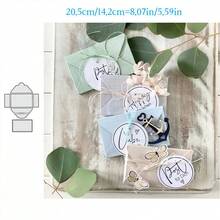 2025 New Arrival 3D Folding Envelope Gift Box Metal Cutting Dies For DIY Scrapbooking Card Making Stencils Photo Albums - Silver - View 10