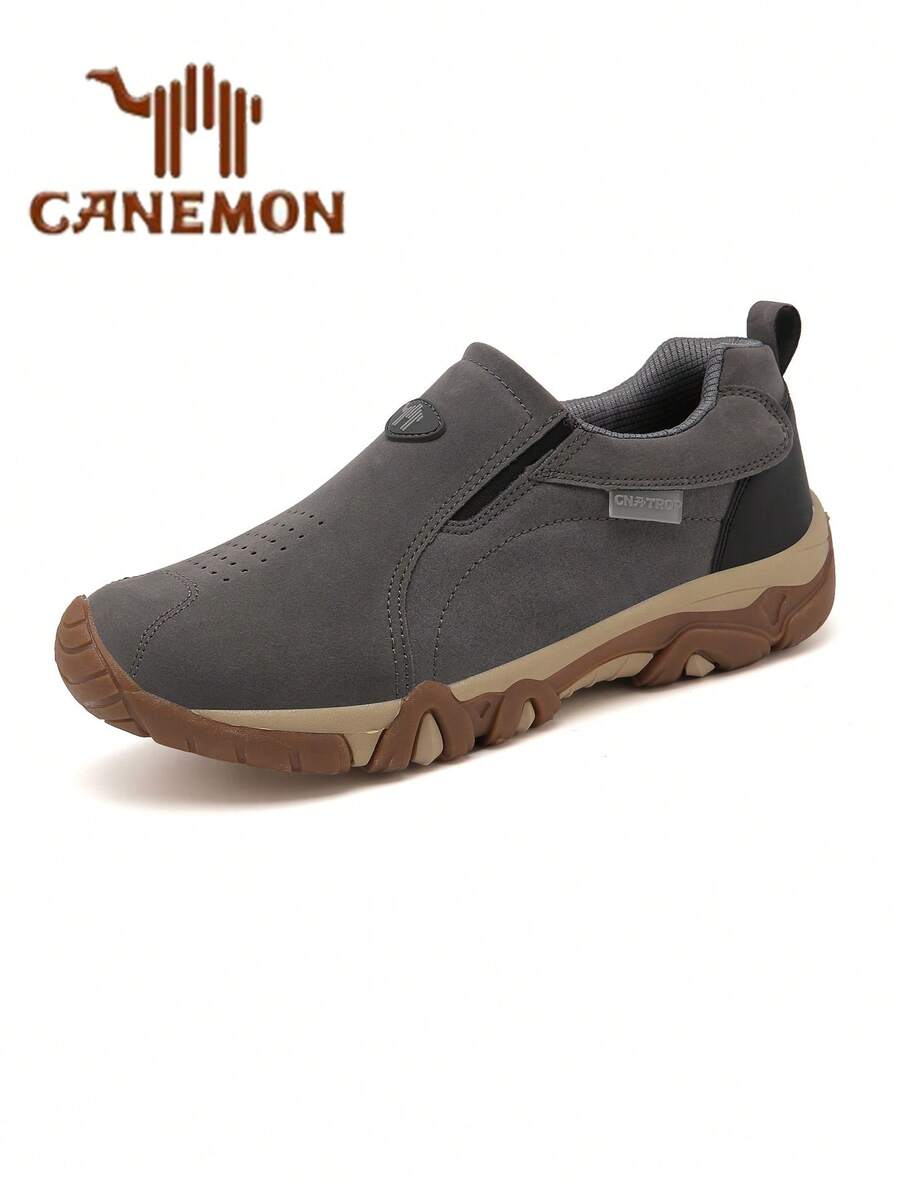 cna.trop Classic Men's Slip-On Casual Business Shoes, Outdoor Travel Leisure Shoes - Grey - View 1