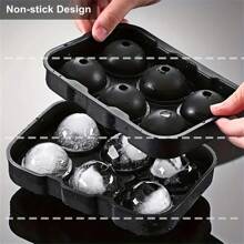 ¡Tamaño compacto, uso versátil! Bandeja de cubitos de hielo de silicona con mini rejillas y material flexible suave, fácil de liberar con un solo empujón, ¡diversión en la elaboración de hielo para un efecto refrescante de verano!