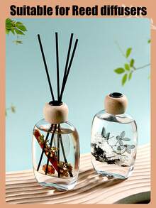 30/50/100 支香薰藤条棒（藤条纤维棒）-15/18/30 厘米（5.9 英寸/7.1 英寸/11.8 英寸）无焰香薰棒，适用于精油和香薰液 | 适用于家庭、酒店、办公室的多用途香薰配件 | 持久留香