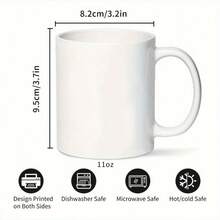 1pc, 11oz, Ceramic Coffee Mug, Aruba Mug Aruba Gifts Funny Aruba Cup I Might Look Like I'm Listening To - 11盎司 - 查看 2