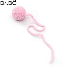 Dr.DC Pet Cat Toys Are Self Entertaining Chew And Tease Cats Toy Balls Colored Wool Dog Supplies Fidget Toy For Cats Accessories