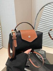 Elegant Style Solid Color With Adjustable Strap Mini Top Handle Bag ,Gift Bag Perfect For Party, Prom, Dinner/Banquet, Matching With Party Dresses, Prom Dress, Suitable For University/College Classroom / Festivals/Vacation/Holiday/ Outdoors/Outings/Travel/Stadium/Lipsticks,For Women, Girl, College Students,Woman