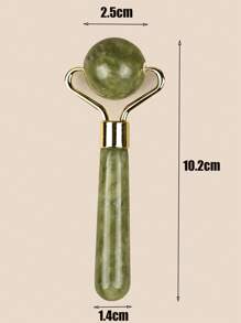 1pc Stone Made Beauty Roller Massager For Face, Body And Eyes, Skin Care Tool For Home And Spa
