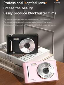 CCD Campus Digital Camera Student Party High Definition Front And Rear Dual Shooting Retro Card Travel Photography Video Camera With 32G Memory Card Digital Camera Toys