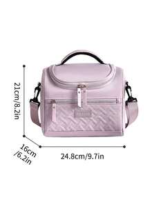 1 szt. 8,5 l torba na lunch dla kobiet i mężczyzn, studentów, sztruksowa torba na lunch, szczelna, izolowana, miękka, duża torba chłodząca na lunch - wielokrotnego użytku pudełko na lunch do biura, pracy, szkoły, pikniku, plaży, torby szkolne, torby do przechowywania dla nauczycieli, zewnętrzny pakiet chłodzący, zewnętrzny pakiet termiczny, torby do klasy, torby do organizacji w klasie