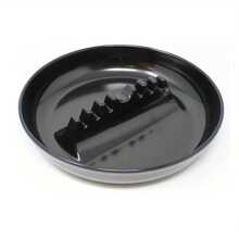 1pc Unbreakable Ceramic-Like Melamine Cigarette Ashtray, Suitable For Home, Office, Restaurant, Patio, Bar, 5 Color Options (Red, Blue, Yellow, Green, Black)