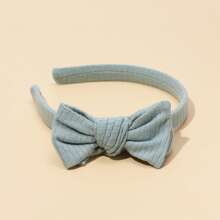 1pc Cute Fabric Bow Headband, Fashionable Headband Accessory, Minimalist Hair Clip Head Decor