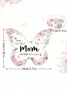 1pc Acrylic Decorative Plaque, Unique Birthday Gift For Mom, Grandma, Graduation Gift For Daughter, Acrylic Puzzles, Wedding Anniversary Card, Desk Decor