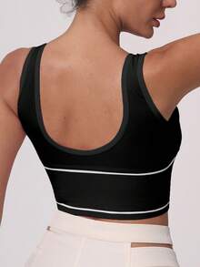 2pcs Women Sports Bra Wire-Free Full Coverage Breathable - Multicolor - View 4